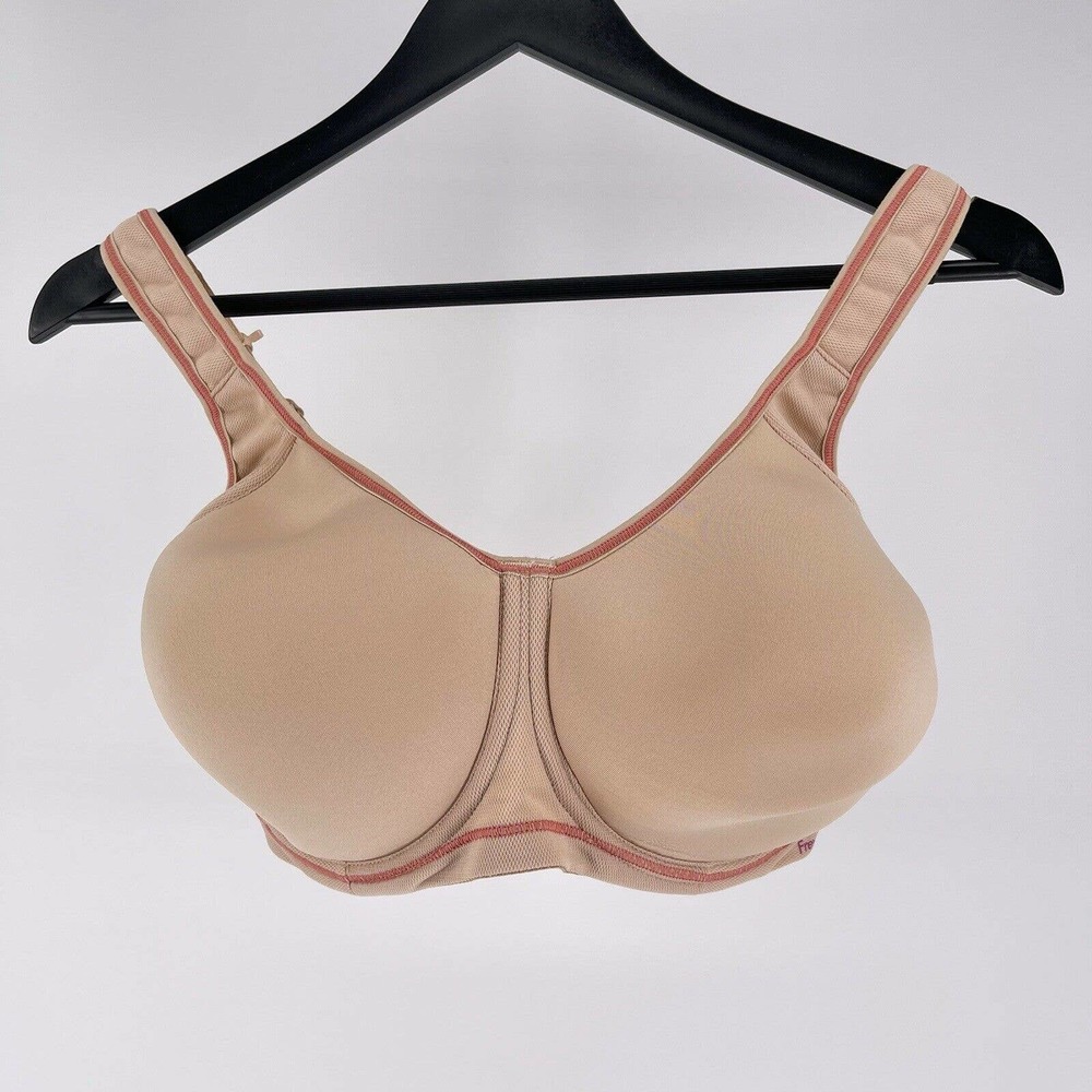 Freya Active Sonic Sports Bra Beige High Impact Underwire Size 34I